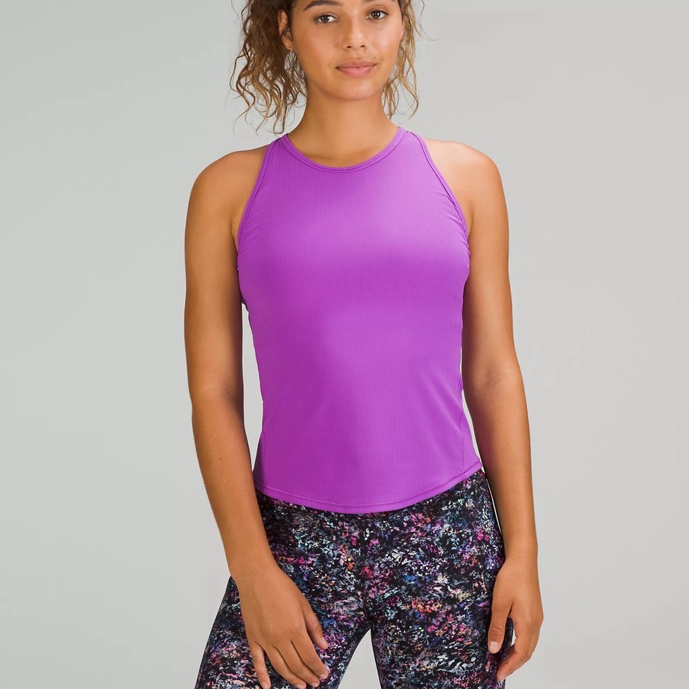 Lululemon High Neck Tank purple